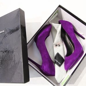 NEW Dolce Vita royal purple suede pumps